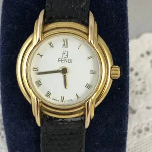 Fendi | Accessories | Vintage Fendi 30l8k Gold Plated Swiss 
